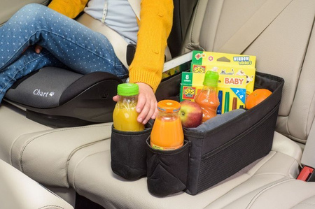 Cybex Solution X I-Fix Fotelik Samochodowy 15-50 kg Cobblestone Grey + Organizer BabySafe + Nakładka na Pas BabySafe