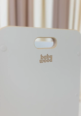 Baby Wood Kitchen Helper Comfort Kaszmirowy