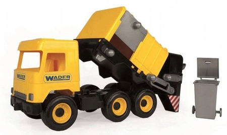 Wader Middle Truck Śmieciarka Żółta