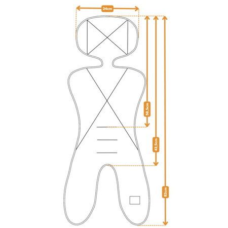 Simple Wool Little Merry 2.0 Wkładka Termoaktywna z Wełny Merino do Fotelika 0-13 kg Fuksja