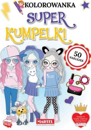 Kolorowanka Super Kumpelki z Naklejkami
