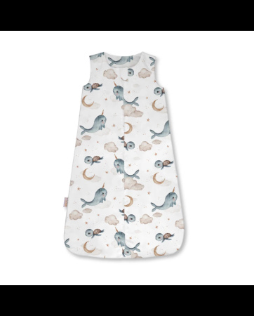 Waldin Śpiworek 0.5 TOG Wieloryb Biały Rozmiar M