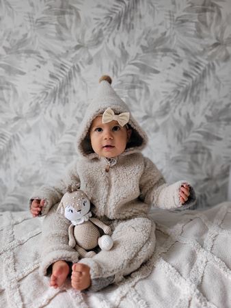 Zaffiro Nevada Kombinezon Wełniany Dla Dzieci 62/68 Beige