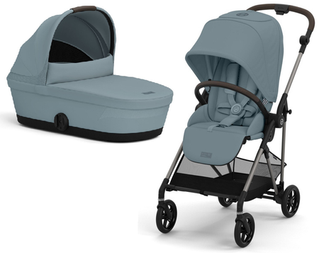 Cybex Melio Wózek Głęboko- Spacerowy Stormy Blue