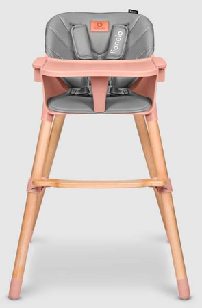 Lionelo Koen Krzesełko Do Karmienia Pink Rose