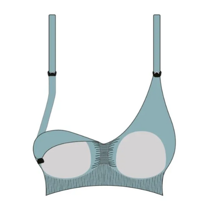 Carriwell 3303 Bezszwowy Biustonosz Do Karmienia Z Wkładką Formującą Biały Xl Box