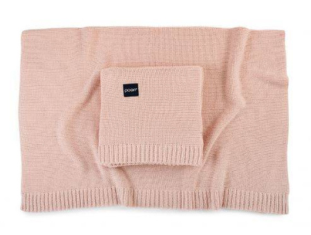 Poofi Pure Kocyk Bambusowy Brzoskwiniowy