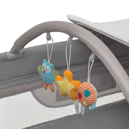 Espiro Dream Łóżeczko Dziecięce z Przewijakiem 108 Pink Smile