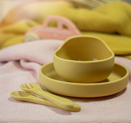 Petite&Mars Take&Match Silikonowa Miseczka z Przyssawką 6m+ Intense Ochre