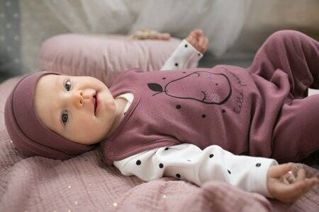 Pinokio Czapka Niemowlęca Różowa 62