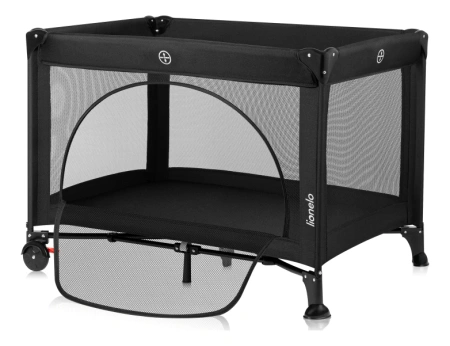 Lionelo Laura łóżeczko turystyczne Black Carbon