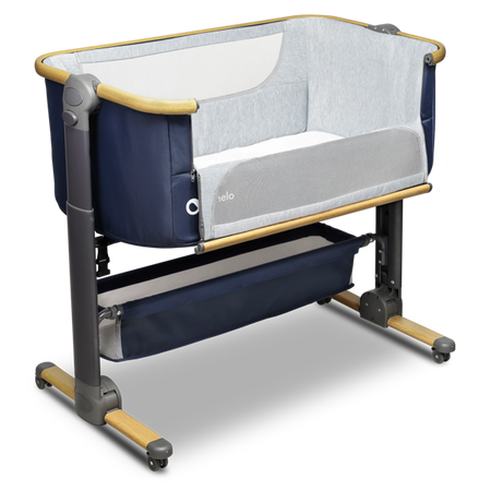 Lionelo Łóżeczko 3 w 1 Timon + Materac Navy Blue