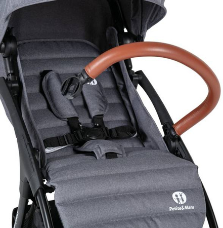 Petite&Mars Cross Wózek Spacerowy Ultimate Grey