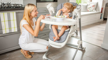 Lionelo Niles Krzesełko Do Karmienia Grey