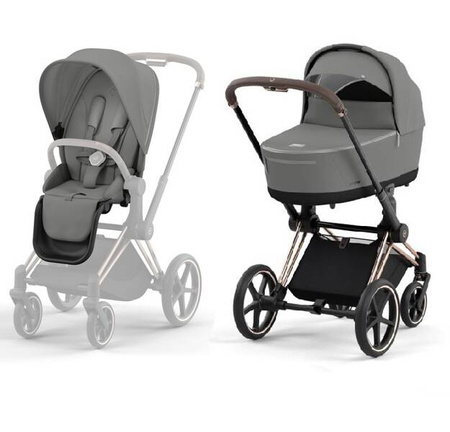 Cybex Priam 4.0 Wózek Głęboko-Spacerowy Mirage / Soho Grey