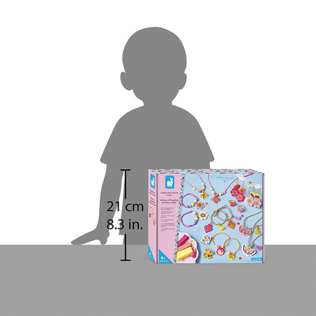 Janod Zestaw kreatywny do tworzenia biżuterii dla przyjaciółek Klejnoty przyjaźni 8+