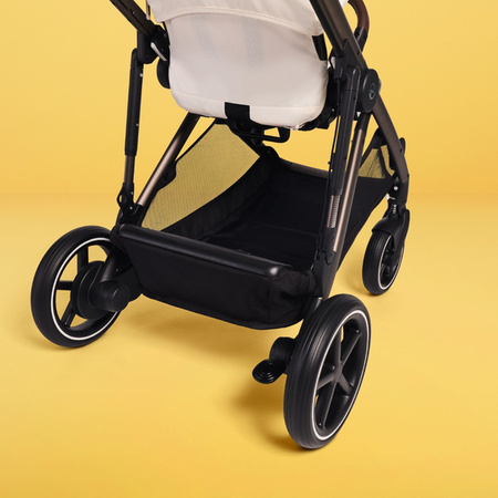 Cybex E-Gazelle S Wspomagany Wózek Bliżniaczy Głęboko-Spacerowy Rama Czarna Moon Black