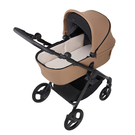 Anex IQ Basic New Transfarmation Wózek Głęboko-Spacerowy Sienna + Cybex Aton B2 i-Size Fotelik Samochodowy 0-13kg + Baza One Volcano Black