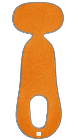 Simple Wool More Merry + Wkładka Termoaktywna Antypotowa Do Fotelika 9-25 kg Pomarańczowy