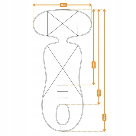 Simple Wool More Merry 2.0 Wkładka Termoaktywna z Wełny Merino do Fotelika 0-36 kg Czarny