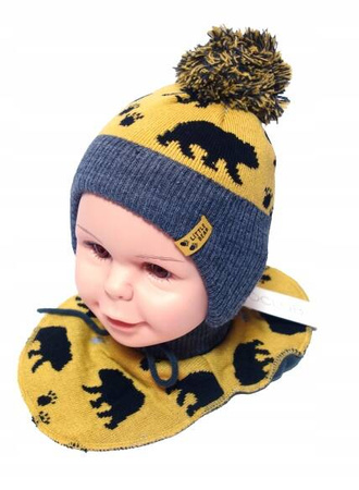 Czapka zimowa chłopięca Bronek 38-40