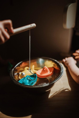 USZKODZONE OPAKOWANIE Zestaw do wędkowania w kąpieli 2+, Janod