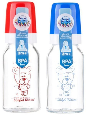 Canpol Babies Butelka Szklana 120ml 42/102