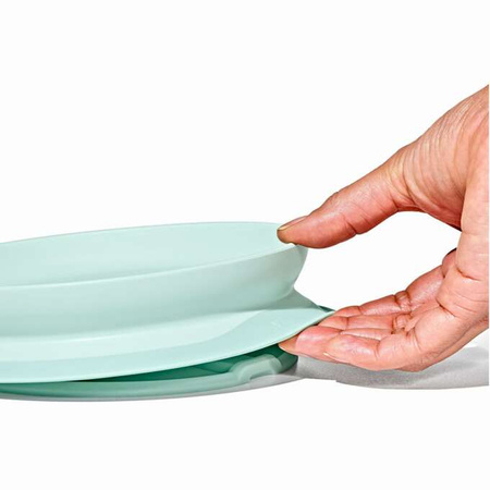 Oxo Talerzyk Z Silikonową Przyssawką Dla Dzieci Antypoślizgowy Opal