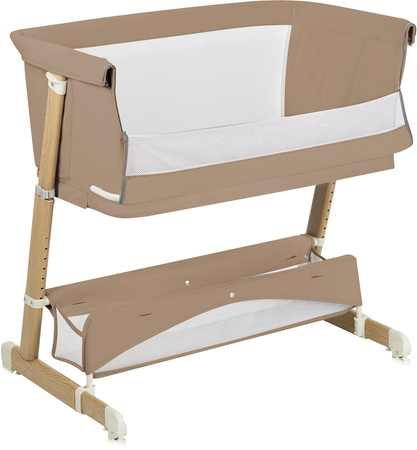 Lionelo Thomi Plus - wielofunkcyjne łóżeczko dziecięce 5w1 | Beige Carmel