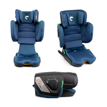 Kidnort Mane Fotelik Samochodowy 15-36 kg Niebieski