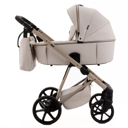 Adamex Delta Natura 4 Wózek Głęboko-Spacerowy Vanilla