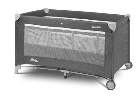 Caretero Łóżeczko Turystyczne Basic Plus Graphite