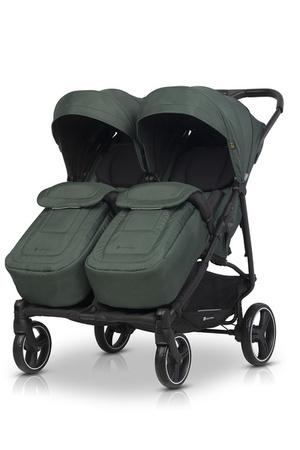 Euro-Cart Doblo Wózek Spacerowy Bliźniaczy lub Rok Po Roku Jungle
