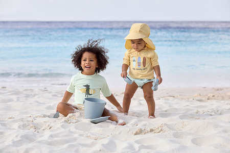 Lassig Koszulka z filtrem UV60 z krótkim rękawem Splash & Fun Deski surfingowe vanilla, rozm. 86