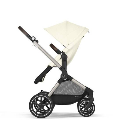 Cybex Eos Lux Wózek Głęboko-Spacerowy Rama Taupe Seashell Beige