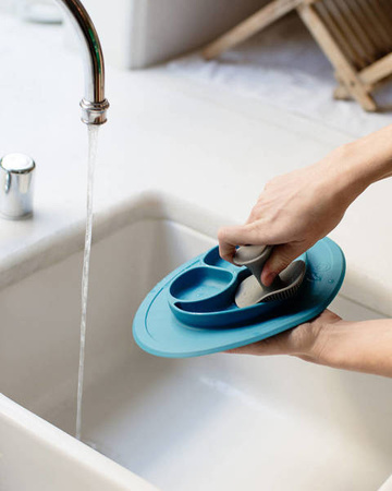 EZPZ Silikonowa Myjka Czyścik Do Naczyń Bez Bakterii Szary Szary