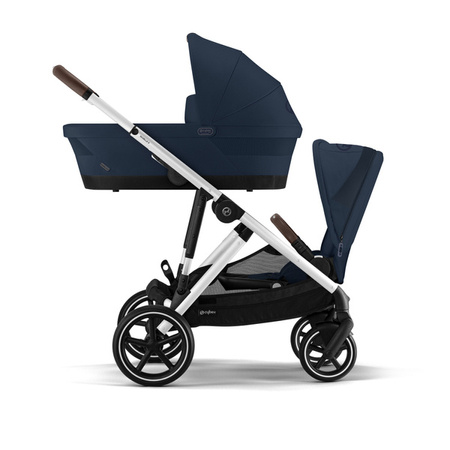 Cybex Gazelle S Wózek Spacerowy Rama Srebrna Ocean Blue