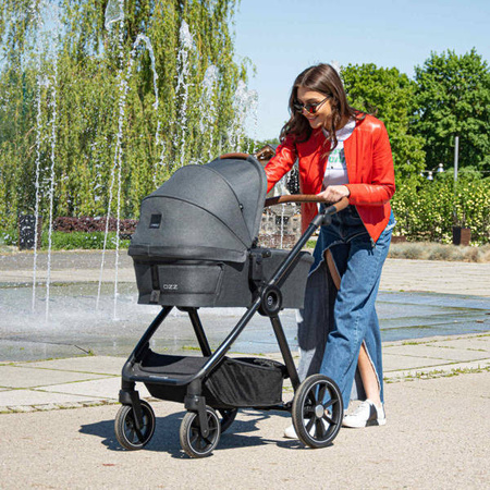 Zokky Ozz Wózek Głęboko-Spacerowy 2w1 Graphit