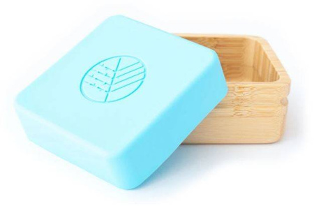 Ecorascals Bambusowe Pojemniki Na Przekąski 2 szt. Szaro-niebieski