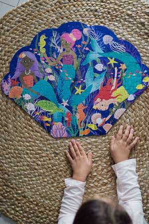 Mudpuppy Puzzle konturowe Zatoczka syren 75 elementów 5+