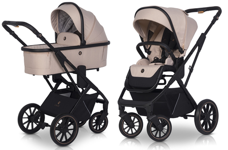 Cavoe Axo Shine Wózek Głęboko-Spacerowy Flamingo