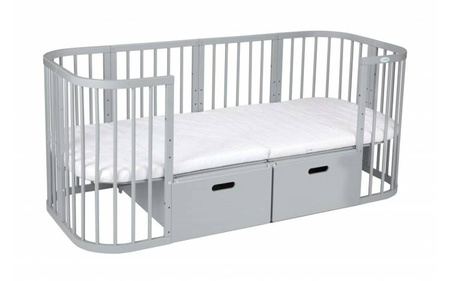 Waldin Szuflada do Łóżeczka 7w1 Szara