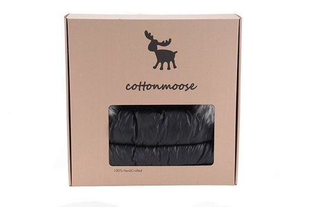 Cottonmoose Śpiwór Zimowy Alaskan Moose Czarny Z Naturalną Eko-skórą