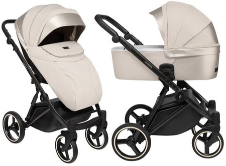 Skiddou Oslo + Wózek Głęboko-Spacerowy 2w1 Vanilla Delight