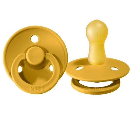 Bibs Smoczek Uspokajający Kauczukowy r. S Mustard