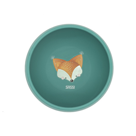 Sassi Miska silikonowa z przyssawką Lisek