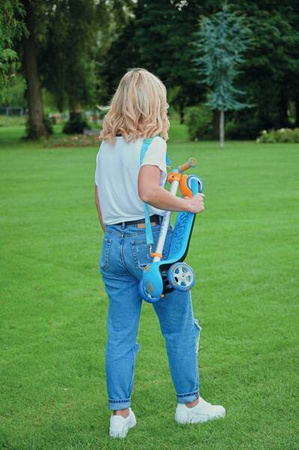 Trunki Składna Hulajnoga Duża Niebieska