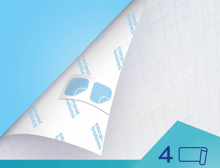 Canpol Jednorazowe Podkłady Higieniczne z Paskiem Samoprzylepnym 78/002new