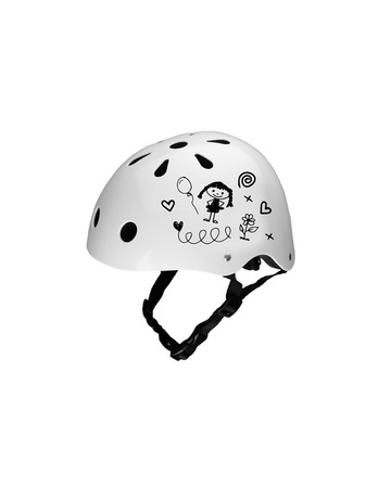 Momi Mimi Dziecięcy Kask Rowerowy Szary Matowy