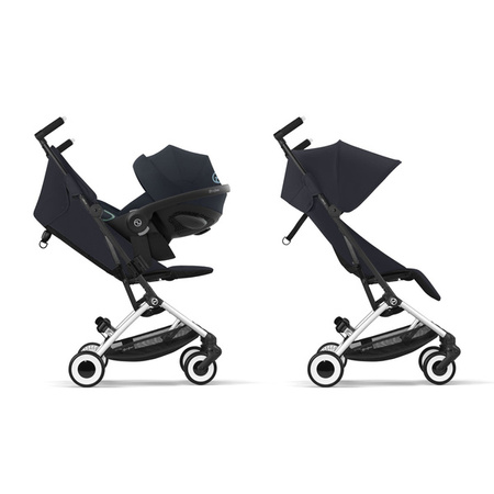 Cybex Libelle 2.0 Wózek Spacerowy Rama Srebrna Dark Blue